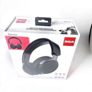 RCA Black Wireless Headphones